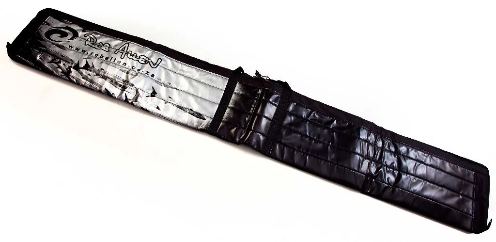 TANKER PADDED GUN BAG 12inch- Black/Silver (with spear pockets) (200 X 30cm)