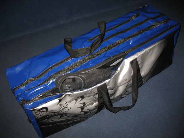 SPEARO DIVE BAG - Black/Silver (90 X 30 X 30cm)