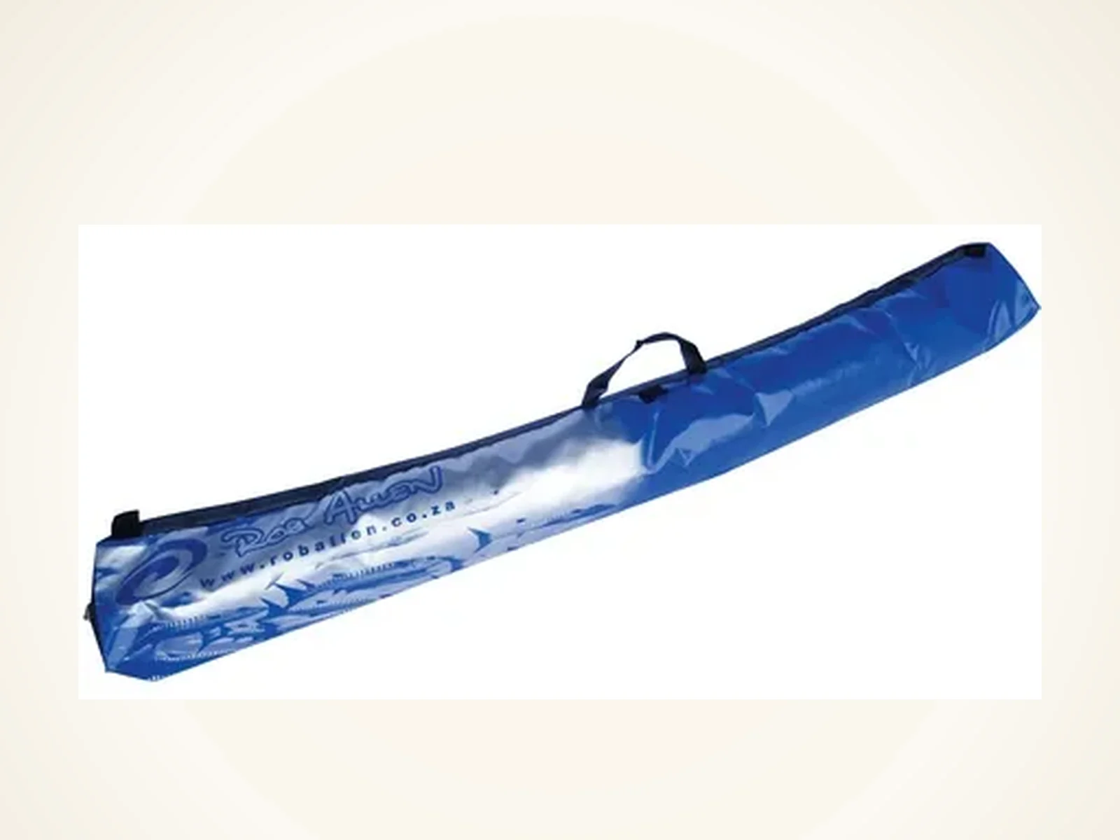 DELUXE PADDED GUN BAG - Black/Silver (with spear pockets) (162 X 20cm)