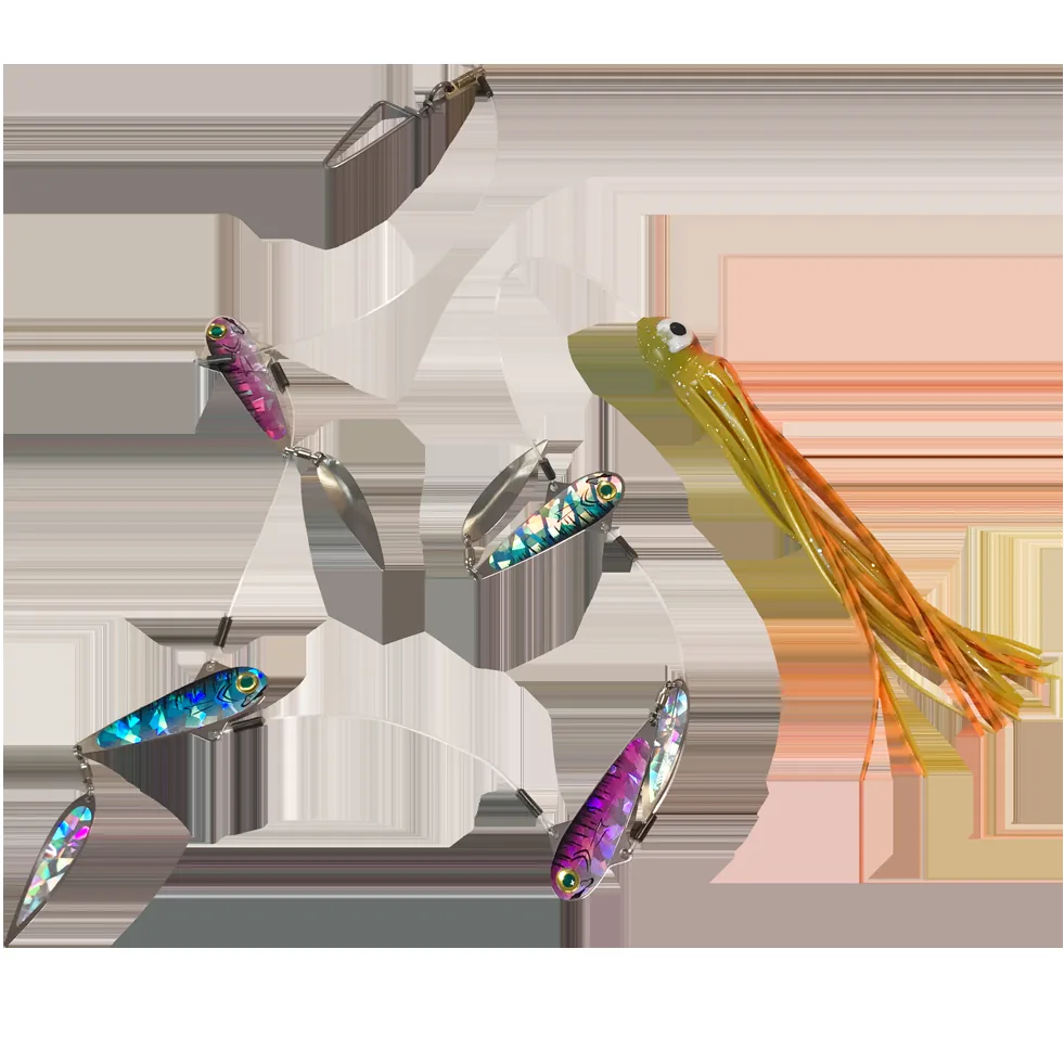 SPINNER FLASHER LARGE WITH FLASH FLOAT & FLAG